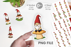 Gnome in the Forest Sticker Product Image 1