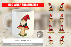 Mug Wrap Gnome in the Forest Product Image 1
