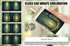 Glass Can Forest Heart Product Image 1
