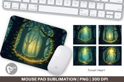 Mouse Pad Forest Heart Product Image 1