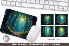 Mouse Pad Forest Heart Product Image 1