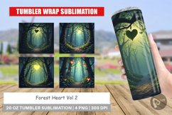 Tumbler Forest Heart Product Image 1