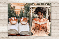 GlamArtZhanna, Forest Library Junk Journal Pages, Bookworm Junk Journal Paper, Book Lover Digital Collage Sheet, Reading Scrapbook Kit, Nature Junk Journal Kit, Bookshelf Journal Card, Bookish Journaling Pages, Cozy Reading Ephemera Pages, Book Worm Diary