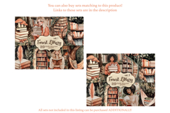 GlamArtZhanna, Forest Library Junk Journal Pages, Bookworm Junk Journal Paper, Book Lover Digital Collage Sheet, Reading Scrapbook Kit, Nature Junk Journal Kit, Bookshelf Journal Card, Bookish Journaling Pages, Cozy Reading Ephemera Pages, Book Worm Diary