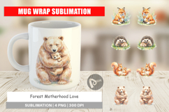 Forest Motherhood Love Mug Wrap Product Image 1