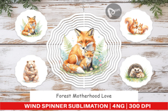 Forest Motherhood Love Wind Spinner Product Image 1