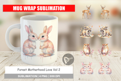 Forest Motherhood Love Mug Wrap Product Image 1