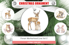 Forest Motherhood Love Ornament Product Image 1