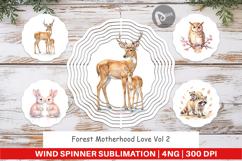 Forest Motherhood Love Wind Spinner Product Image 1