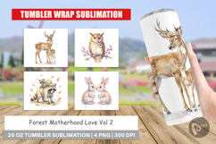 Forest Motherhood Love Tumbler Product Image 1