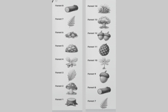 Forest Procreate Stamps - Procreate Brushes