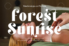 Forest Sunrise - Bold Serif Display Font Product Image 1