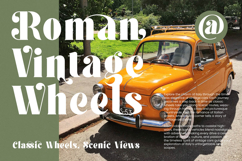 Forest Sunrise - Bold Serif Display Font Product Image 14