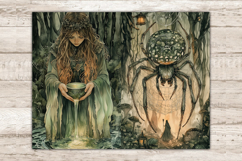 Forest Witch Journal, Witchcraft Printables, GlamArtZhanna, Pagan Goddess Art, Junk Journal Supplies, Herbal Witch Paper, Fantasy Scrapbook Kit, Dark Witch Collage, Druid Witch Kit, Witchy Journal Card