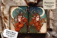 Forest Witch Junk Journal Pages Product Image 2