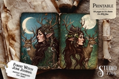 Forest Witch Junk Journal Pages Product Image 2