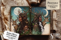 Forest Witch Junk Journal Pages Product Image 2