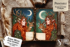 Forest Witch Junk Journal Pages Product Image 3