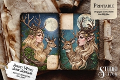 Forest Witch Junk Journal Pages Product Image 3