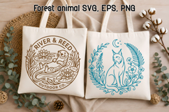 Woodland Animal Clipart | Cute Animal SVG Product Image 1