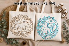 Nature Animal SVG | Cute Animal SVG Product Image 1