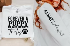 Forever A Puppy In Our Sleeve SVG, Dog SVG Design Product Image 2