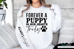 Forever A Puppy In Our Sleeve SVG, Dog SVG Design Product Image 1