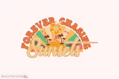 Vintage Summer Beach SVG T-shirt Design. Summer T-shirt Product Image 1
