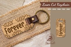 Forever Laser Cut Keychain Product Image 1