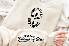 Jesus Over Everything Sleeve SVG, Christian Sleeve SVG Product Image 2