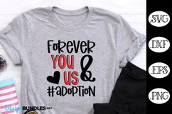Forever You & Us SVG| Adoption SVG Product Image 1