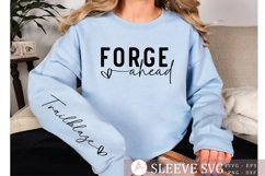 Forge Ahead Sleeve SVG Design Product Image 1