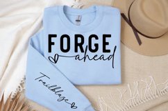 Forge Ahead Sleeve SVG Design Product Image 2
