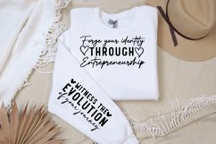 Forge your identity through entrepreneurship Sleeve SVG Product Image 3