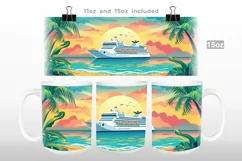 Forget Adulting Let's Cruise Mug Wrap Sublimation Product Image 2