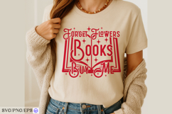 Forget Flowers Buy Me Books Valentine SVG PNG Product Image 4