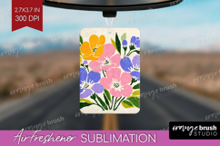 Forget Me Not Modern Floral Air Freshener PNG Sping Flower Product Image 1