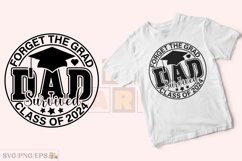 Forget the Grad Mom Survived Class 2024 T-shirt Design Product Image 2