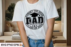 Forget the Grad Mom Survived Class 2024 T-shirt Design Product Image 3