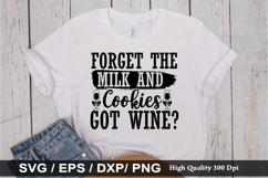 Christmas Wine SVG Bundle - Christmas T-shirt Design Product Image 8