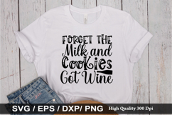 Christmas Wine SVG Bundle - Christmas T-shirt Design Product Image 9