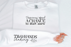 Forgiveness offered a chance to start anew Sleeve SVG Design Product Image 2