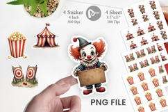 Forgotten Carnival Sticker Product Image 1