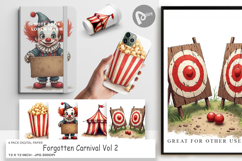Forgotten Carnival Digital Paper Product Image 1