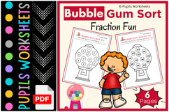Bubble Gum Letter Sort Game Product Image 1
