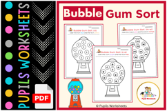 Bubble Gum Letter Sort Game Product Image 2