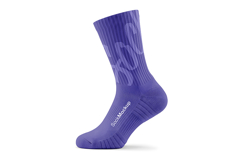 Realistic Purple Sport Sock Mockup Product Image 1