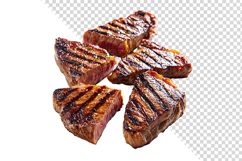 Juicy Grilled Beef Steak Slices with Herbs Product Image 1