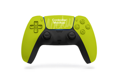 Modern Wireless Gamepad Controller Mockup Front View Product Image 1