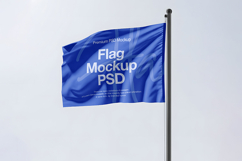 Minimal Flag Banner with Pole Product Image 1